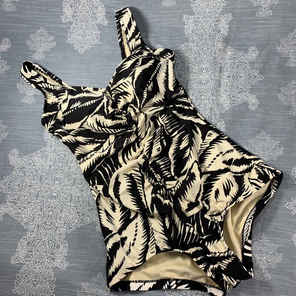 Azul Other - One piece swimsuit size 10 botanical print